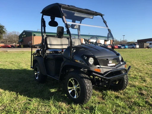 Carbon fiber - TrailMaster Taurus 200G Gas UTV High/Low Gear-Golf Cart Style UTV, Hi/Low transmission, Custom Rims, Upgraded