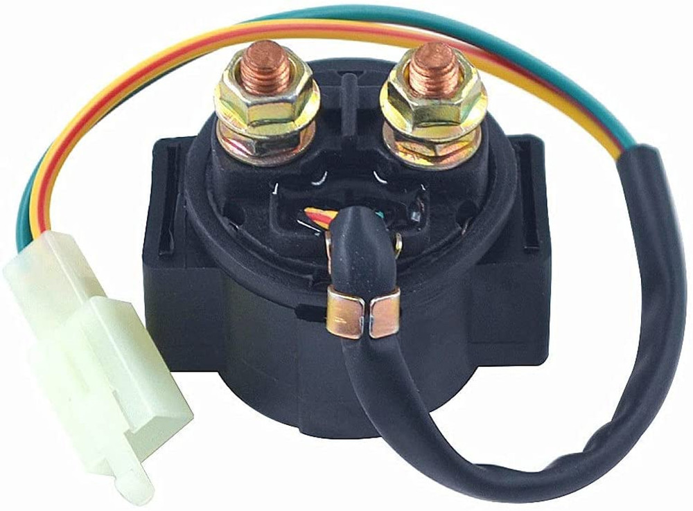 Starter Solenoid Relay for 4-Stroke GY6 Engine 50cc 150cc 200cc 250cc ATV Dirt Bikes Scooters Go Kart Dne Buggys Quad 4 Wheelers Pit Bike Moped Roketa SSR Taotao Sunl Coolster