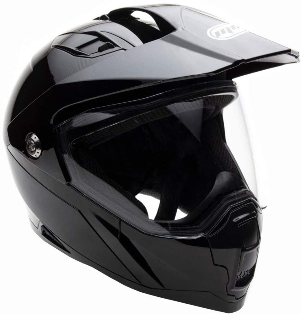 Helmet Dual Sport Off Road Motorcycle Dirt Bike ATV - FlipUp Visor - Model 23