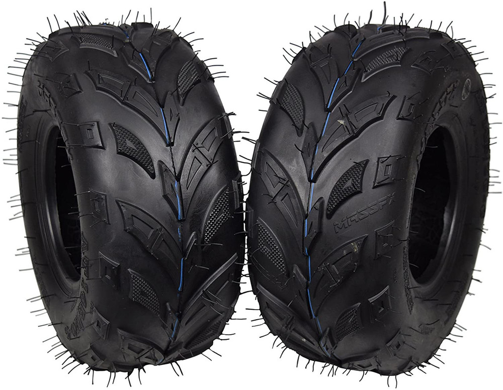 2 Set MS 145/70-6 6Ply Go-Kart, Mini Bike, ATV, Lawn Tires 145x70-6 145x70x6 Side Bite Tread