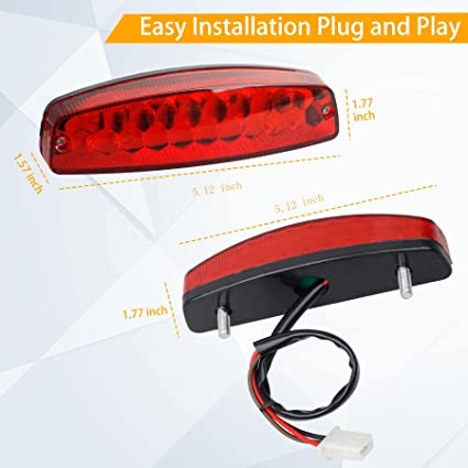 Brand Universal 12V Tail Light LED ATV Taillight Brake Lightsfor sale.