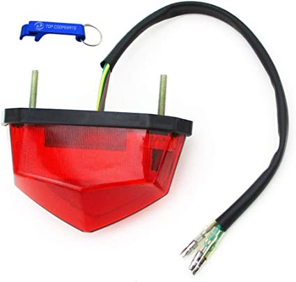 TC-Motor 12V Led Rear Light Brake Tail Light For 50cc 70cc 90cc 110cc 125cc Chinese Made ATV Quad Coolster TaoTao Buyang Coolsport Sunl Eagle JCL Peace