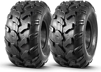 MaxAuto ATV Tires 20X9.50-8 20X9.5X8 Riding Mower Turf Tires for trx 90 kfx 90, 4 Ply Rating, Tubeless