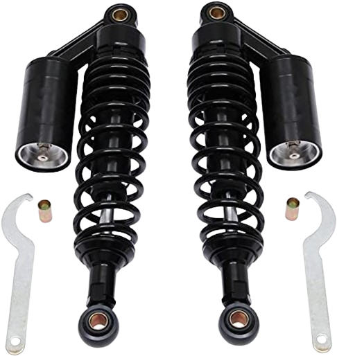 320mm Universal Motorcycle Rear Air Shock Absorbers Adjustable Rear Shock For Honda Kawasaki Suzuki Yamaha Go Kart Dirt Scooters Street Sport Bike 12.6