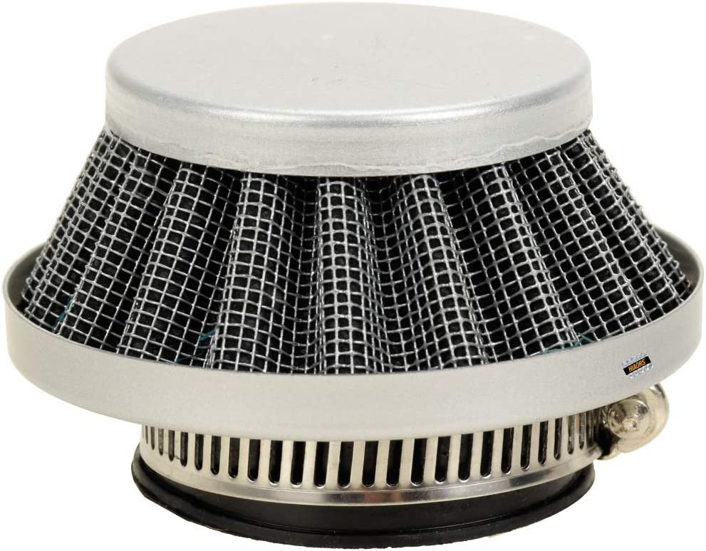 HIAORS Silver 35mm Air Filter for Kazuma 50cc 70cc Pit Bike Tao tao 125d 4 wheeler 50cc 70cc 90cc 110cc 125cc TaoTao Honda Baja Coolster Quad Bike Dirtbike Go Kart