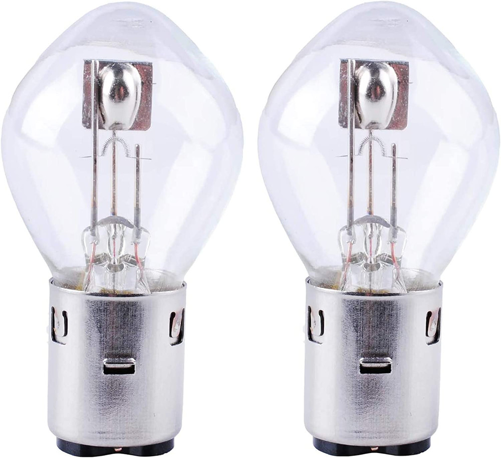 S2 12V 35/35w Chinese Scooter Light Bulb Fits for 50cc 150cc 250cc Znen Jonway Tank Baron (2 Packs)