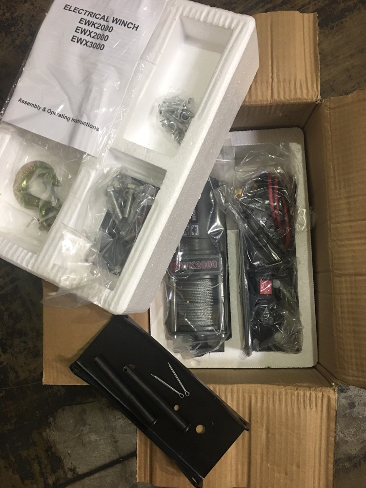 Trailmaster Electric Winch With Install Kit