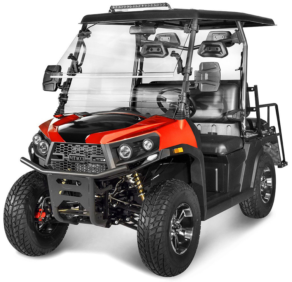 NEW VITACCI ELECTRIC GOLF CART ROVER AUTOMATIC COMES WITH LED BAR WINDSHIELD