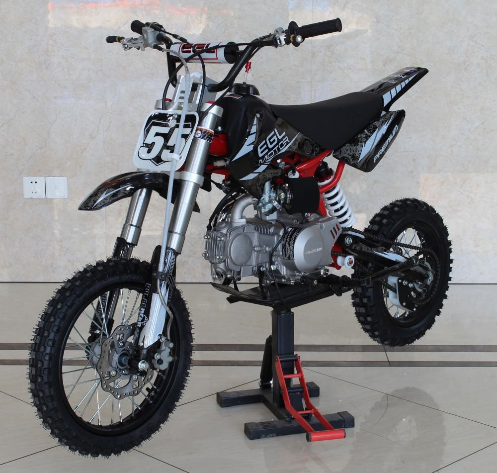 EGL Motor Premium 125Cc Dirt Bike, Single cylinder, 4-stroke, air-cooling