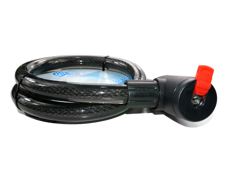 MYK Cable Lock Size: Length 40" x 13/16 (diameter).