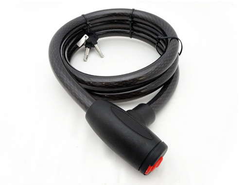 Cable Lock Size: Length 70" x 13/16 (diameter).