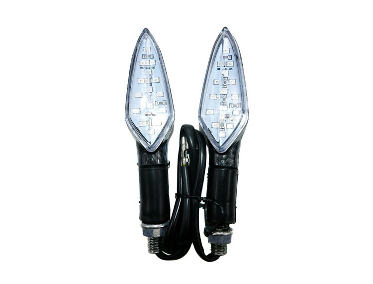 MYK Universal LED Turn Signal with Carbon Fiber Finish (#3924) AMBER LED