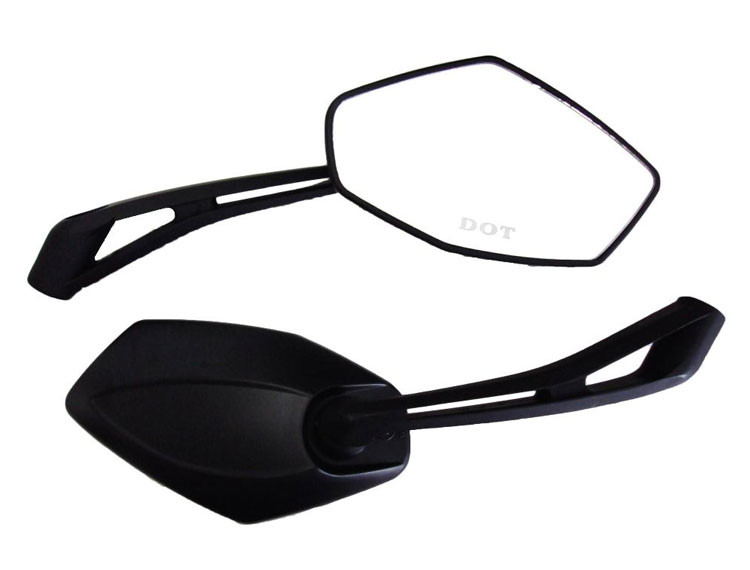 MMG Universal Mirror Set, 8mm RH/RH Thread - BLACK