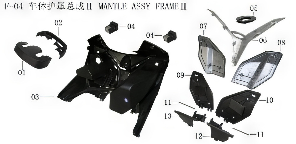 Lifan Kpv150 Front Trunk