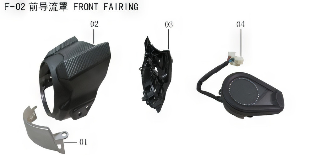 Lifan Kpm 200 Headlight guard decorative cover