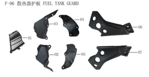 Lifan Kpm 200 Fuel Tank Right Decorative Cover
