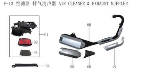 Lifan Kpm 200 Muffler Guard