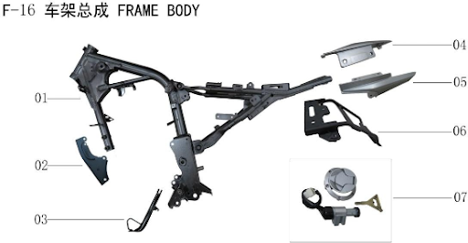 Lifan Kpm 200 Lock Assembly