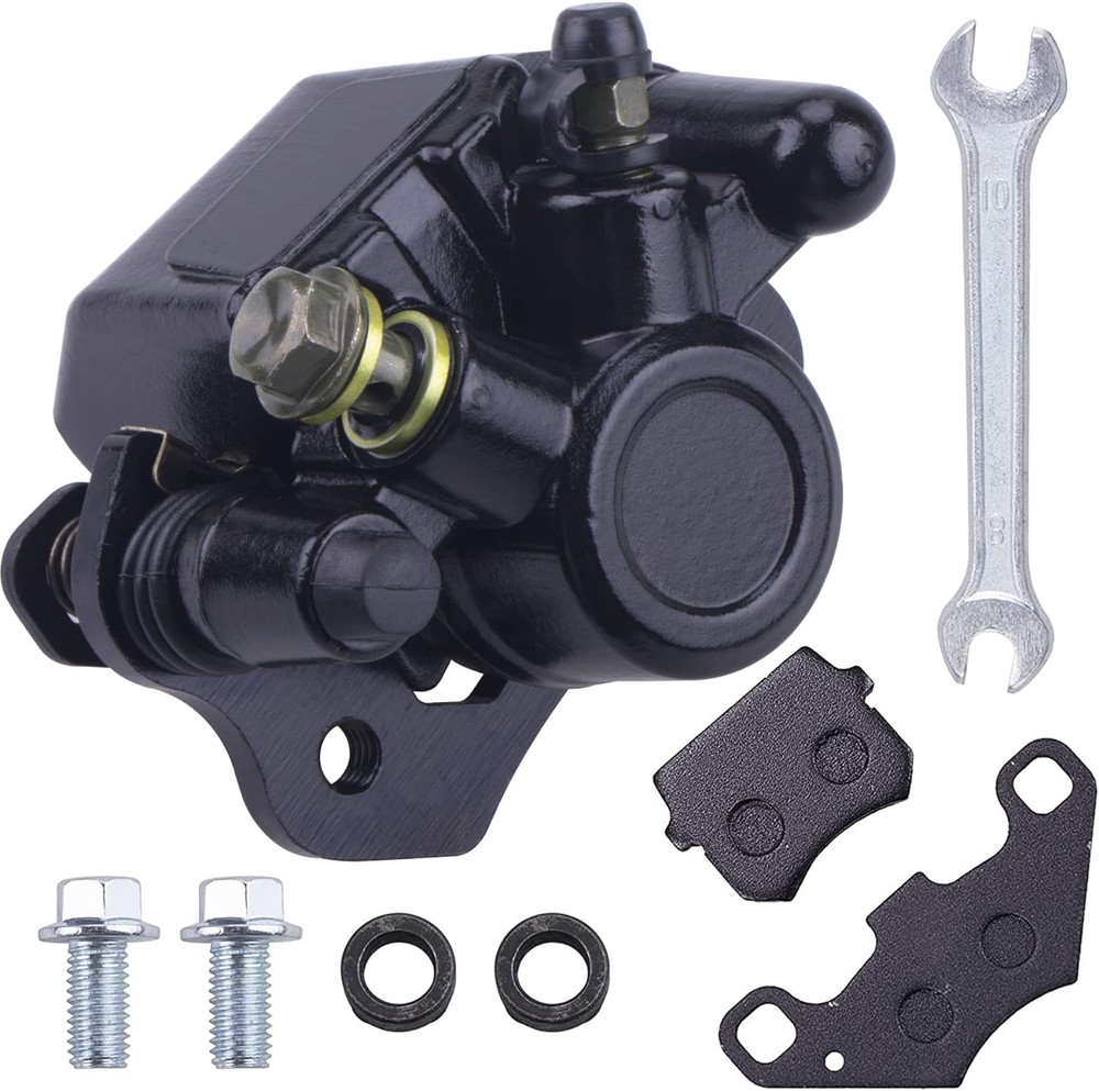 Chinese Rear Brake Caliper for ATV Coolster Taotao Kazuma Roketa Sunl Baja Kinroad 50cc 70cc 90cc 110cc 125cc 150cc 200cc Four Wheeler Trailmaster XRX 150 250 GT Tomberlin Crossfire