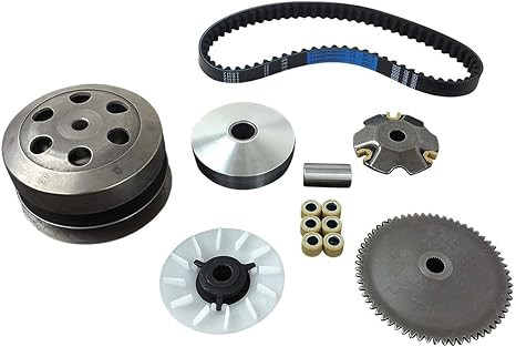 Complete 50cc 49cc 4 Stroke Scooter Moped Clutch Variator 669-18-30 Belt Kit TaoTao Kazuma Roketa SUNL