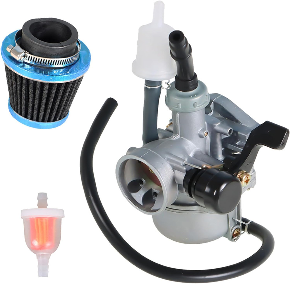 CARB PZ19 Carburetor 50cc 70cc 90cc 110cc 125cc Replacement for ATV Dirt Bike Go Kart with Air Filter