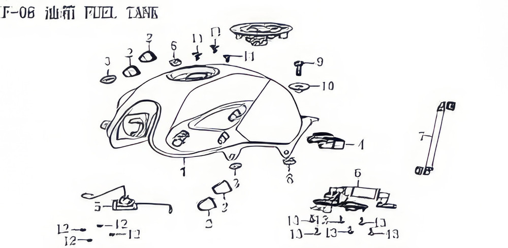 Lifan KP200 fuel pump