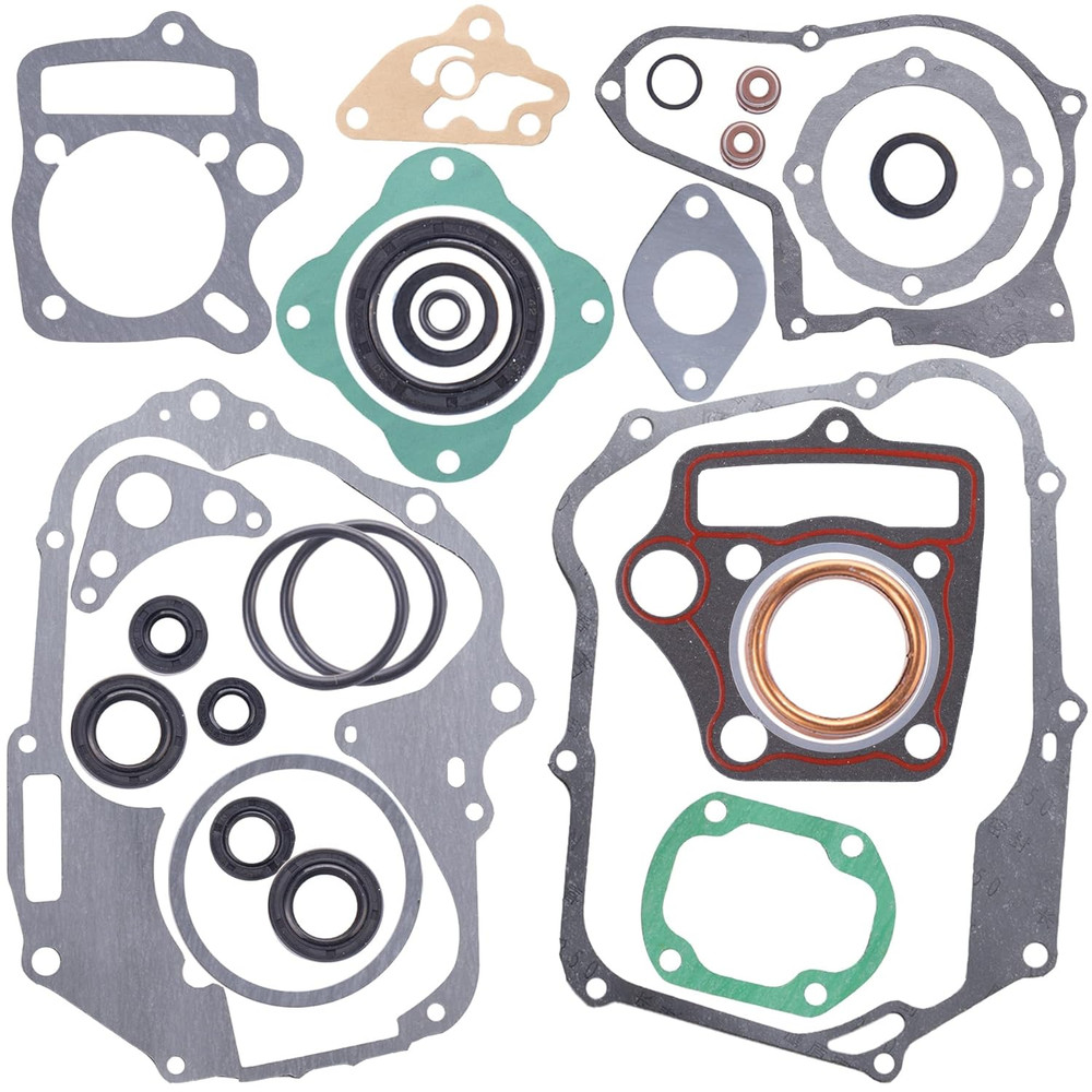 Gasket Set Compatible with Chinese Honda Engine 110cc 125cc Taotao ATV Dirt Bike Go Kart Quad 4 Wheeler Dune Buggy Coleman Coolster SSR Apollo 1P54FMI