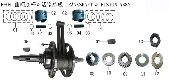 Lifan Lycan Piston Pin Retaining Ring