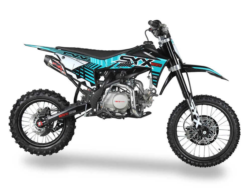 IceBear 125cc YX Engine Dirt Bike - 4-Speed Manual, Liquid-Cooled, with Hydraulic Disc Brakes