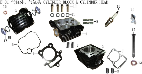 Lifan X-Pect Engine  Cylinder Head Cover Oil Passage Gasket