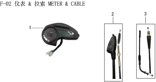 Lifan X-Pect 200 Clutch Cable