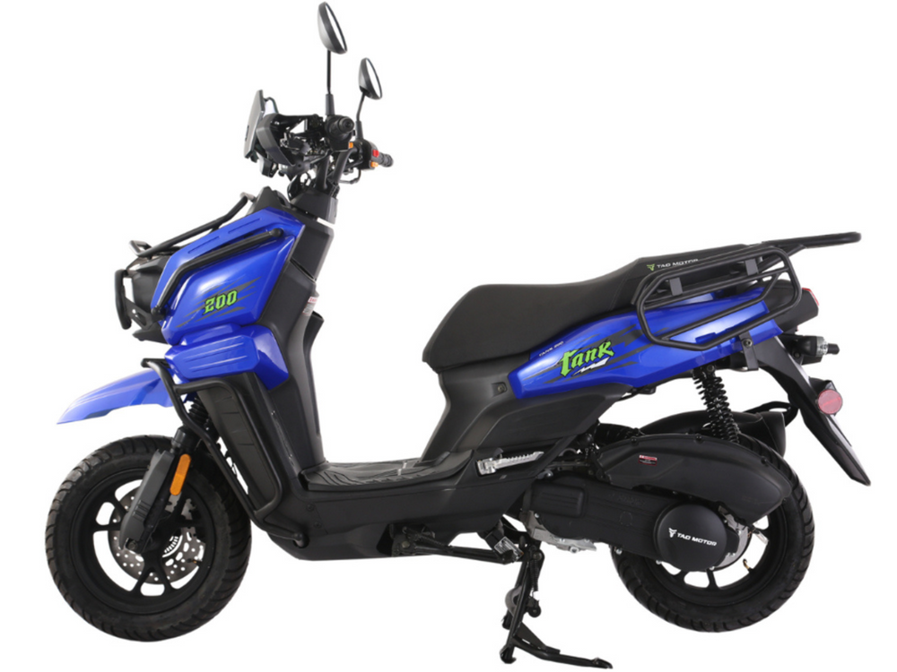 Tao Motor Tank200 EFI Scooter with 168.9cc Disc Brakes and LED Lights