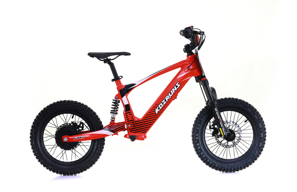 KOZRUNS Lightweight 36V 500W Electric Dirt Bike – 3 Speed Modes, Dual Suspension, 80 Min Ride Time