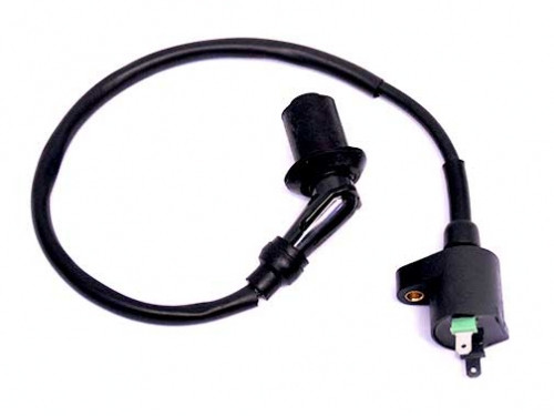 (B) HT Coil 4 stroke for GY6 50cc/150cc Scooters (2 connection pins)