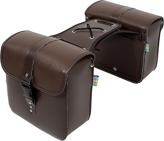 Motorcycle Saddlebag Side Tool Bags | Waterproof Faux Leather
