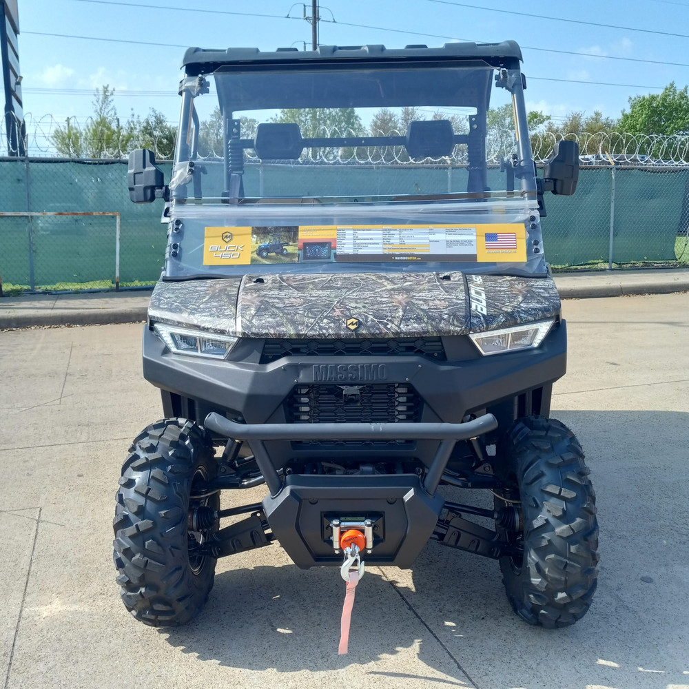 Display Model 2023 Massimo Buck 450 Camo Demo UTV (Only 21 Miles | Demo)