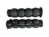 Aftermarket MMG Motorcycle Grip Set | Flat-End Black (1")