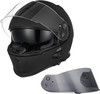 Bluetooth Integrated Full Face Motorcycle Helmet with Dual Visor