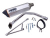 Exhaust Performance MMG for 150cc 4 Stroke Chinese Scooters with Silver Finish