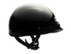 Shorty MMG Helmet. Model Beanie. Color: Shiny Black. *DOT APPROVED* *FREE GOGGLES INCLUDED*