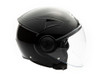 Open Face MMG Helmet. Model Blaze. Color: Shiny Black. *DOT APPROVED*
