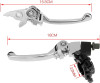 7/8" Folding Clutch Brake Lever for Xmotos BSE KAYO Apollo Thumpstar 70cc 110cc 125cc 150cc SSR Pit Dirt Bike Parts Motorcycle Silver