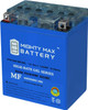 Max Battery YTX14AH-BS GEL 12V 12Ah Battery for Polaris 500 All Models 1999-2012
