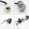 Hisun Ignition Key Switch 4 Wires（on The Dash） Replacement for Hisun UTV 400 500 700 800 Massimo MSU500 700,Axis 500 700,Coleman UT400,Bennche,Cub Cadet
