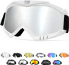 Dirt Bike Goggles, Windproof ATV Off-Road Goggle, Wide Vision Riding Motorcycle Goggles, Motorcycle Accessories