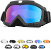 Dirt Bike Goggles, Windproof ATV Off-Road Goggle, Wide Vision Riding Motorcycle Goggles, Motorcycle Accessories
