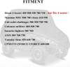 2-3 Seater UTV Cover 420D Waterproof Heavy Duty Oxford Fabric for Hisun Axis Massimo T-Boss 400 450 500 550 700 750, CFMOTO UForce ZForce, Rhino 450 660 700, Windproof Dustproof All-Weather Utility Vehicle Cover