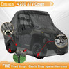 2-3 Seater UTV Cover 420D Waterproof Heavy Duty Oxford Fabric for Hisun Axis Massimo T-Boss 400 450 500 550 700 750, CFMOTO UForce ZForce, Rhino 450 660 700, Windproof Dustproof All-Weather Utility Vehicle Cover