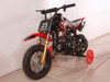 Apollo DB-25 70cc Automatic DIRT BIKE, 4 Stroke Air Cooled, Single Cylinder w/ Training wheels - Fully Assembled and Tested - Red