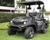 Carbon Fiber - Fully Loaded Cazador OUTFITTER 200 Golf Cart 4 Seater UTV - Fully Assembled and Tested - Carbon Fiber Front View